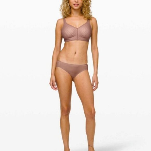 NWT Lululemon Like Nothing Bra * Lace in Dusty‎ Bronze Size 32B New With Tags - Picture 2 of 9